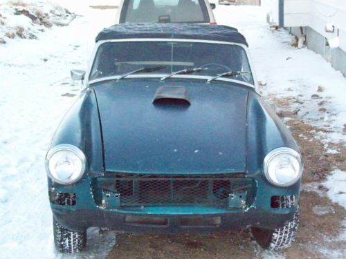 1977 mg midget solid runs drives no reserve  project convertible 73,000 nr