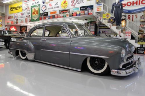 1952 chevy deluxe air ride tubular a arms front disc brakes 496 big block
