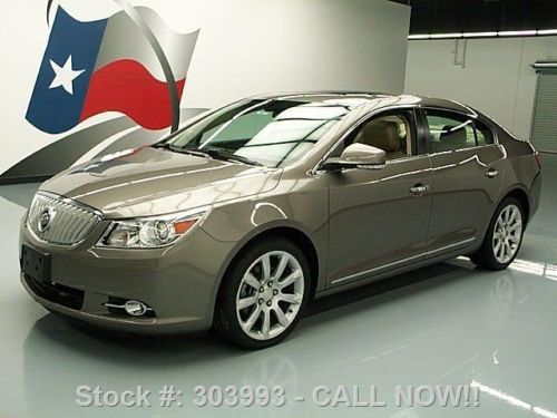 2010 buick lacrosse cxs pano roof leather nav hud 54k! texas direct auto