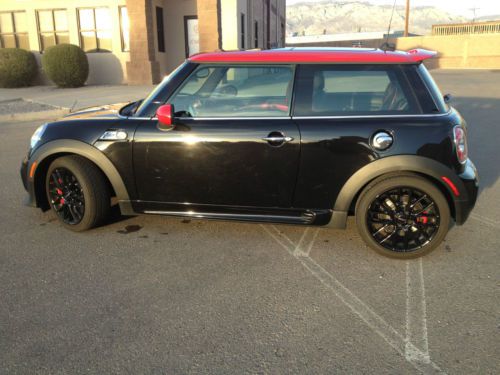 2012 jcw john cooper works black and red **extra tires**  dealer maintained