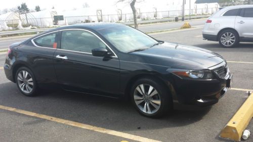 Honda accord coupe ex-l 2008 black pearl low mileage 55k great features &amp; cond!