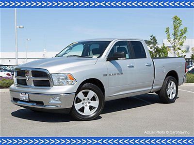 2011 ram 2wd quad cab big horn: exceptionally clean, offered by mercedes dealer