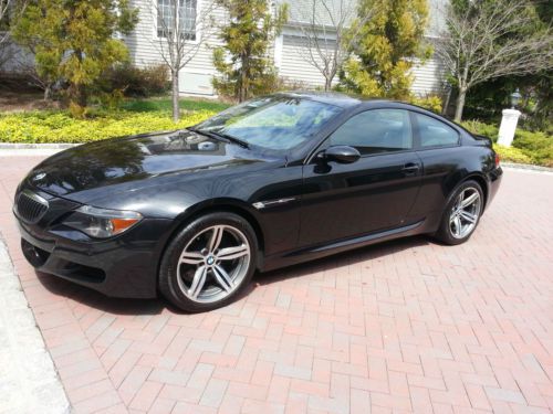 2007 2008 2006 bmw m6 v10 500hp smg 7 speed 650 645 coupe black mint condition!