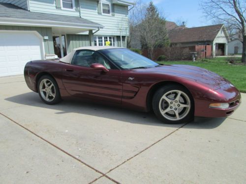 2003 chevrolet corvette 50th anniversary edition convertible 2-door 5.7l