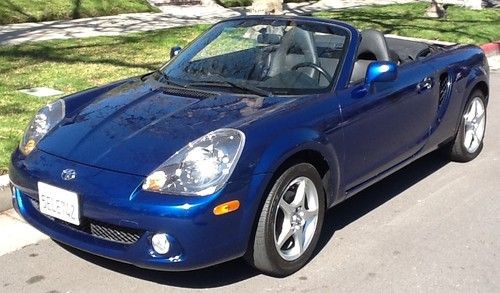 Toyota mr2 spyder convertible 2003 - low miles, rare color, california car