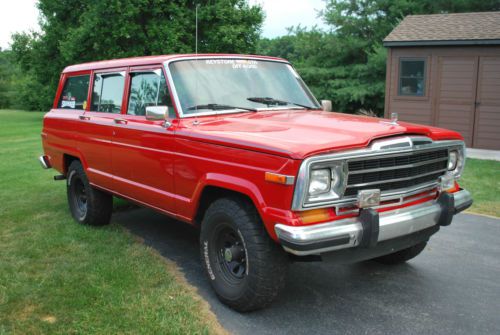 Restored  1983 jeep cherokee pioneer fsj