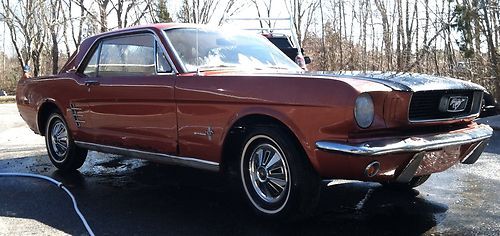 Sell Used 1966 Mustang Barn Find Pony Interior 6 Cylinder In