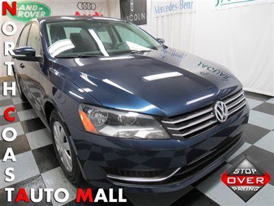 2013(13)passat s fact w-ty only 6k blue/black keyless cruise abs tract save!!!