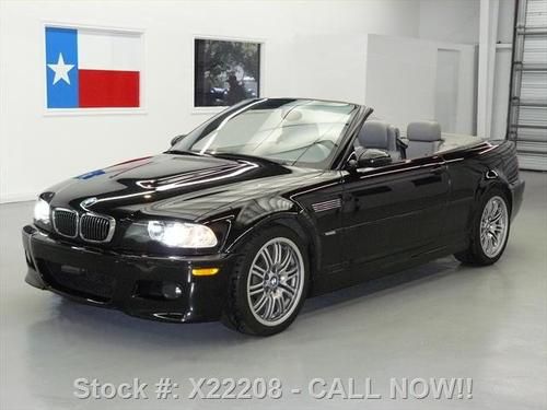 2002 bmw m3 convertible htd leather paddle shift 55k mi texas direct auto