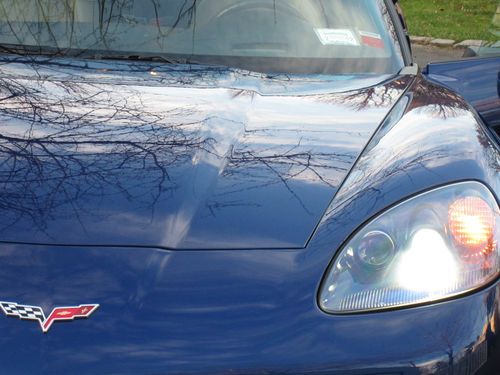 Beautiful 2006 corvette convertible z51 3lt package, le mans blue, black top