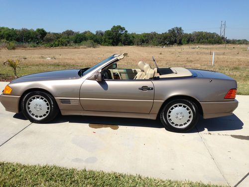 1990 mercedes benz 300sl in pristine condition - only 60,000 miles - no reserve