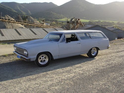 1964 two (2)  door chevelle wagon 5415 model v8 with a  4 speed 12 bolt