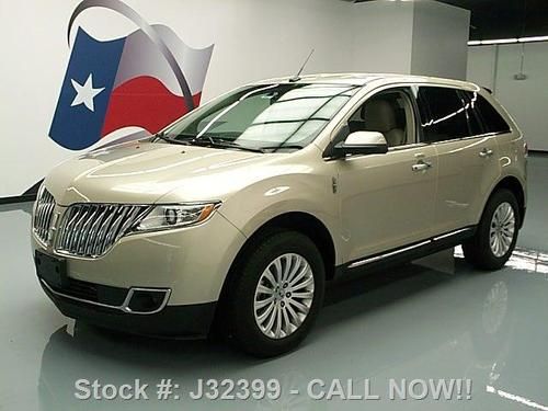 2011 lincoln mkx awd climate leather xenons 18's 26k mi texas direct auto
