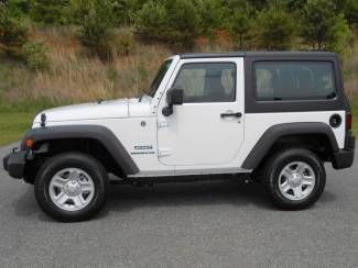 New 2013 jeep wrangler sport 4wd - free shipping or airfare
