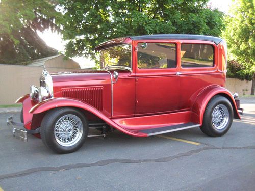 Very nice 1931 model a street rod, show or go, great driver, candy red, "look"
