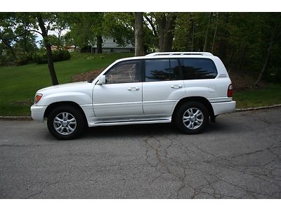 2003 lexus lx470* pearl white*clean carfax*very low miles*absolutely gorgeous!