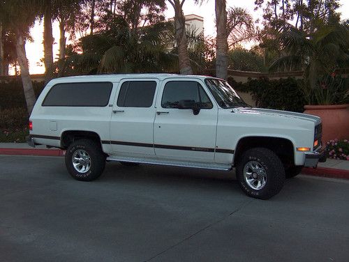 1991 chevrolet v2500 suburban silverado 4x4 116k miles so california non smoker