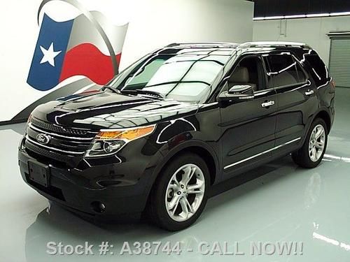 2013 ford explorer ltd 7-pass htd leather rear cam 32k texas direct auto