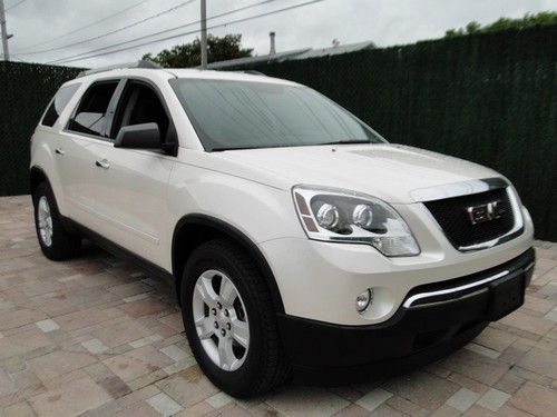 2010 gmc acadia sle one owner fl car mint condition back up cam powertrain warr