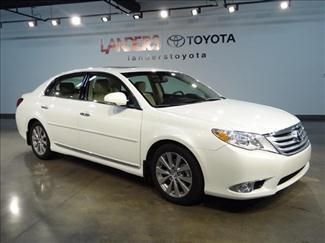 2011 white avalon leather wood grain push button start heated &amp; cooled seats