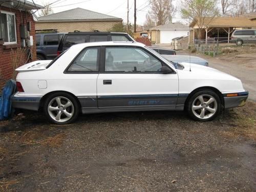 1988 dodge shadow shelby csx-t, thrifty rent-a-car