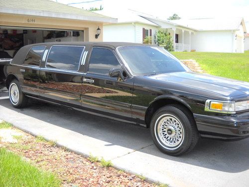 1996 lincoln towncar limo, low miles,mint codition