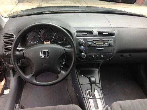 Sell Used 2004 Honda Civic Lx Sedan Black In Dayton Ohio