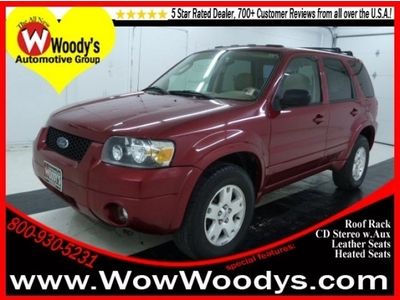 Fwd v6 leather heated seats tow package roof rack used cars greater kansas city