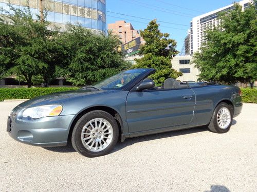 06 chrysler sebring convertible low miles runs great everything works cold a/c