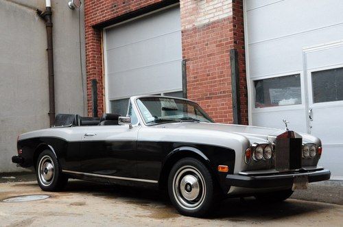1981 rolls royce corniche convertible *ca sold new, well cared for rroc member*