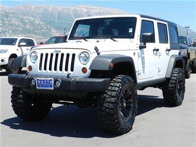 Lifted 4 Door Jeep White