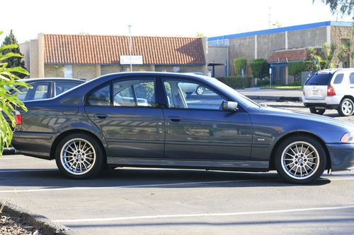 2001 bmw e39 540i automatic anthrazit metalic in mint condition 1 owner car.