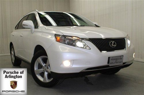 Rx 350 awd navi pgs leather moon roof heated seats xenon back up cam white