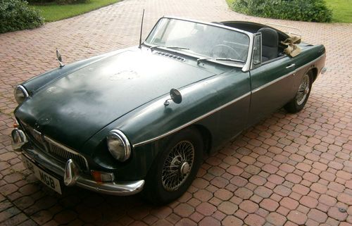 1968 mgb convertible no reserve easy project 1980's restoration ? runner fun car