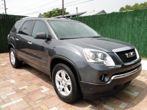 2011 gmc acadia sl one owner 8 pass leather power pkg more! clean! automatic 4-d