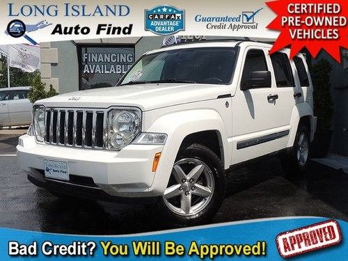 09 jeep liberty limited 4x4 leather pano sunroof cruise uconnect esp heated
