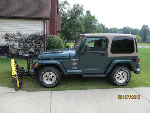 1999 Jeep Wrangler For Sale >> Sell used 1999 Jeep Wrangler Sahara - both tops - 6 cyl. 4.0 / 5 spd. 74,000 SNOW PLOW in Grand ... 1999 Jeep Wrangler For Sale >> Sell used 1999 Jeep Wrangler Sahara - both tops - 6 cyl. 4.0 / 5 spd. 74,000 SNOW PLOW in Grand ...