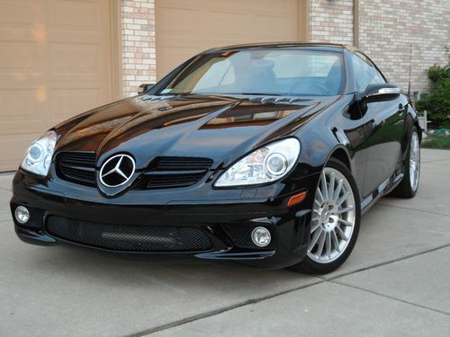 2007 mercedes slk55 amg black great condition well matinained fresh service