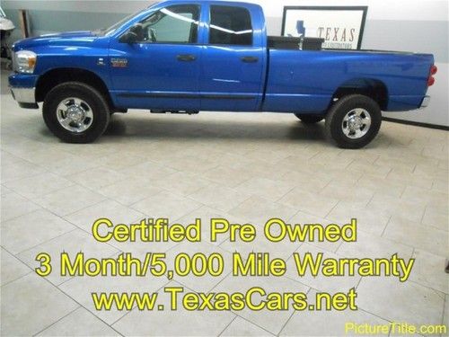 07 dodge 3500 srw 4x4 diesel certified warranty finance texas