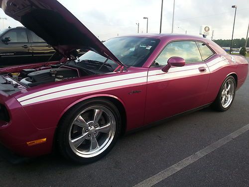 Fushia 2010 dodge challenger