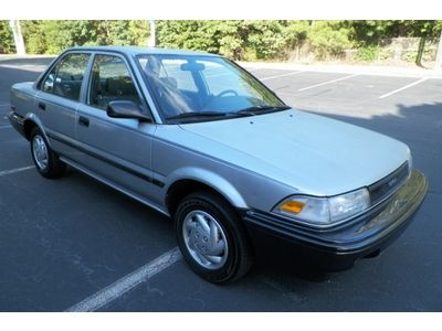 1989 toyota corolla dx georgia owned gas saver clean low miles no reserve only