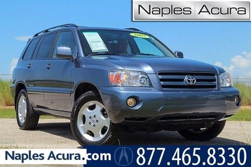 07 highlander limited 4x4, navigation, 3rd row, free shipping! we finance!