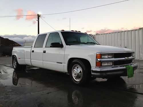 2000 chevy 3500 dually crew cab custom dropped bagged whipple super charger 99