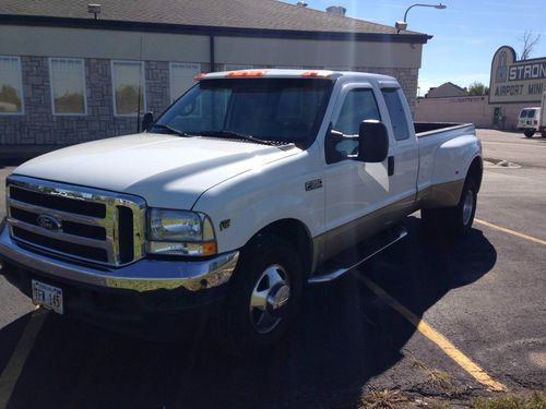 2001 ford f350 lariat dually 4x2 77k actual miles loaded extras mint look!