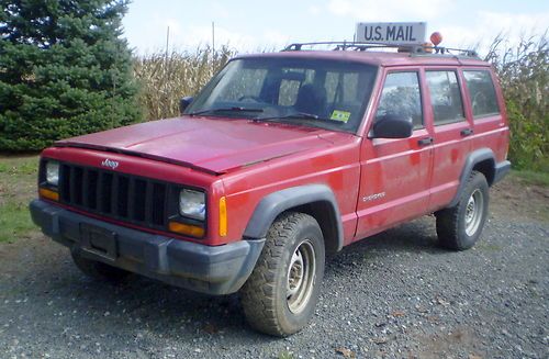 2000 jeep cherokee rhd postal rural letter carrier 4dr 4.ol 4x4 auto as is