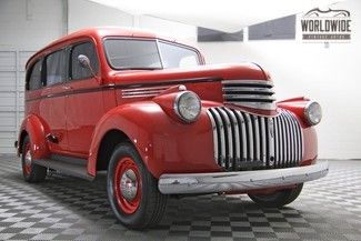 1942 chevy carryall suburban! extremely rare!! frame off restoration! stunning!