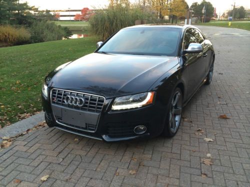 2009 audi s5  coupe, 4.2l, fully loaded, manual, 50k miles, salvage, no reserve!