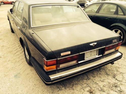 1990 bentley eight black tan stolen recovery n/r great project parts or ??
