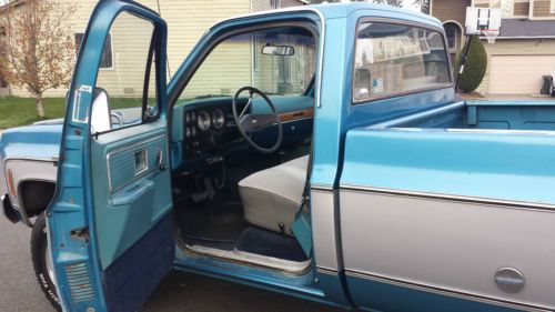 Sell used 1977 chevy scottsdale k10 4x4 350 v8 auto in ...