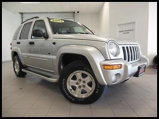 02 jeep liberty limited 4x4, sunroof, leather, clean carfax, runs great!